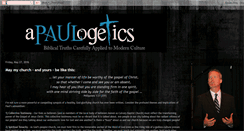 Desktop Screenshot of apaulogetics.com